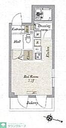 アーバンパーク王子 1Kの間取図画像
