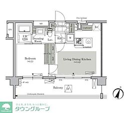 ParkCube西ヶ原STAGE 1LDKの間取図画像