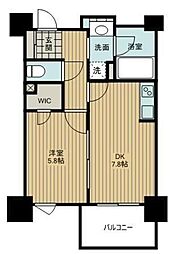パークキューブ本郷 1DKの間取図画像