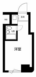 グランドハウスシャンティ 1Kの間取図画像