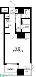 フォレストヒルズ小日向 1Kの間取図画像