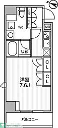 ARKMARK巣鴨 1Kの間取図画像