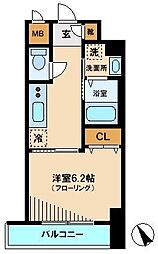 アレーズ南池袋 1Kの間取図画像