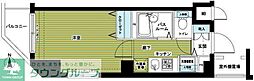 トーシンフェニックス池袋 1Kの間取図画像