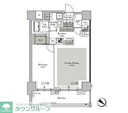 ParkCube西ヶ原STAGE 1LDKの間取図画像