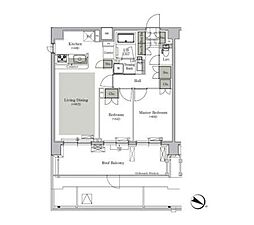 ParkCube西ヶ原STAGE 2LDKの間取図画像