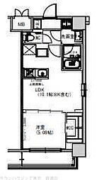 S-RESIDENCE千住大橋 1LDKの間取図画像