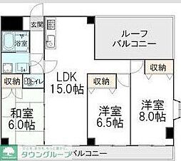 江藤マンション 3LDKの間取図画像