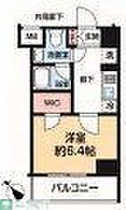 ARCOBALENO OSHIAGE BLOSSOM 1Kの間取図画像
