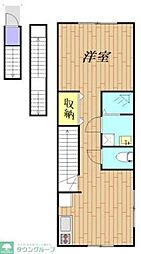 リブ・グランデ ワンルームの間取図画像