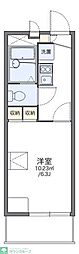 レオパレスWILL 1Kの間取図画像