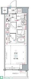 CREVISTA高砂2 1Kの間取図画像