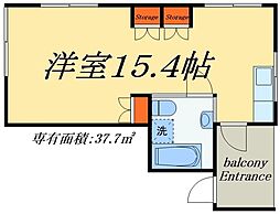 フェニックス ワンルームの間取図画像
