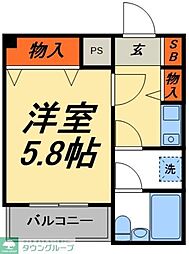 間取図画像 1K