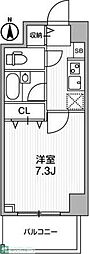 アーデン両国 1Kの間取図画像