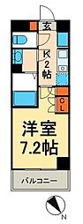 RESIDIA日本橋馬喰町2 1Kの間取図画像