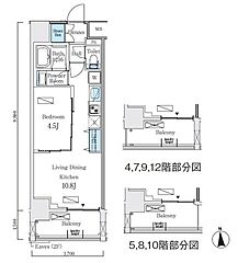 物件の間取り