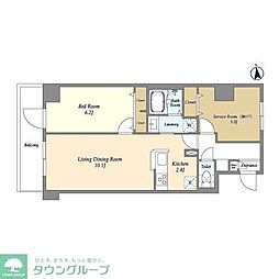 COMFORIA西尾久 1SLDKの間取図画像