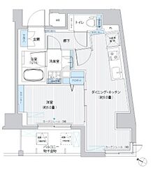 casaKEITO 1DKの間取図画像