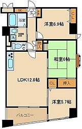 グレースレジデンス 3LDKの間取図画像