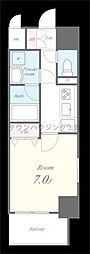 ParBonheur 1Kの間取図画像