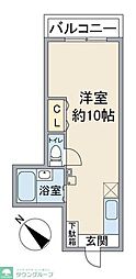 シャンボール小石川 ワンルームの間取図画像