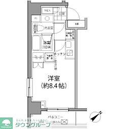 PARKHABIO東向島 ワンルームの間取図画像