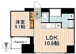 PRIMEURBAN本駒込 1LDKの間取図画像