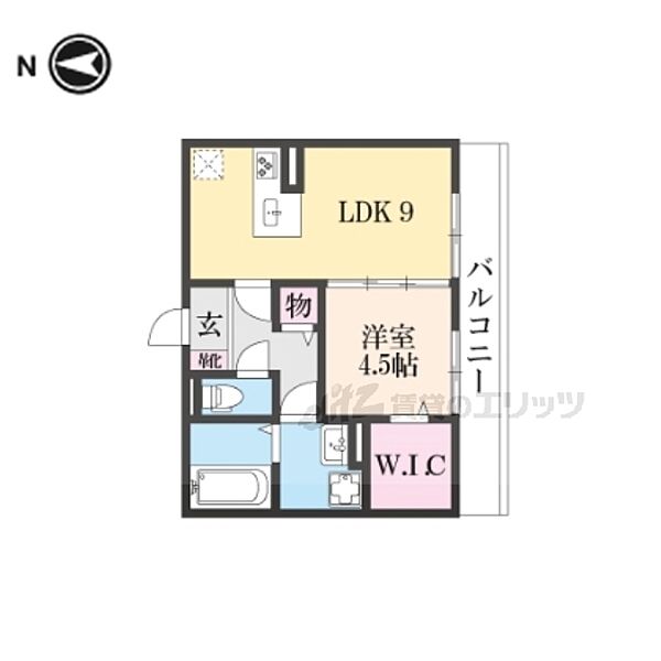 奈良県奈良市大安寺６丁目(賃貸アパート1LDK・3階・40.05㎡)の写真 その2