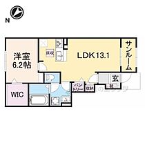 シェルブール 103 ｜ 奈良県大和郡山市筒井町（賃貸アパート1LDK・1階・50.52㎡） その2