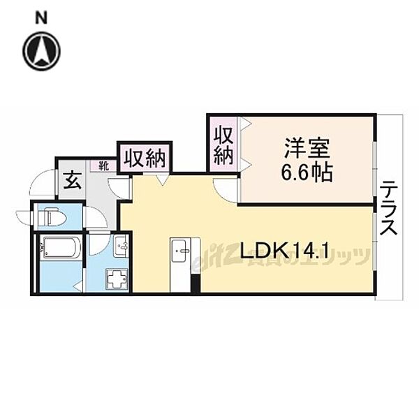ルミナスハイム 103｜奈良県葛城市忍海(賃貸アパート1LDK・1階・48.04㎡)の写真 その2