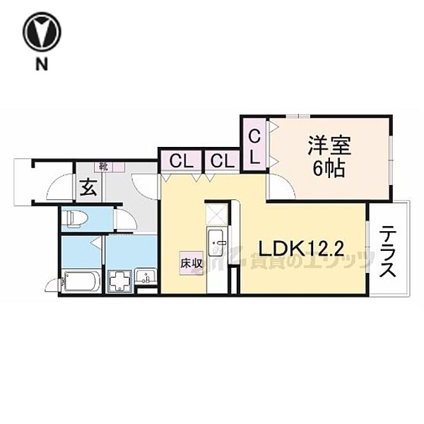 フォルシュ 101｜大阪府寝屋川市明和１丁目(賃貸アパート1LDK・1階・45.72㎡)の写真 その2