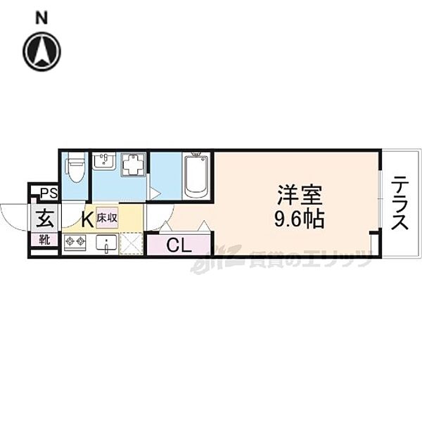 メゾン　リアリII 106｜奈良県香芝市今泉(賃貸アパート1K・1階・28.87㎡)の写真 その2