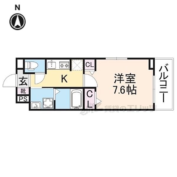 メゾン　リアリII 307｜奈良県香芝市今泉(賃貸アパート1K・3階・27.02㎡)の写真 その2