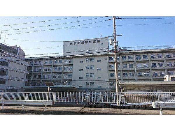 画像6:大和高田市立病院まで1300メートル