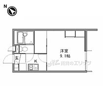 大阪府交野市星田５丁目（賃貸アパート1K・2階・23.18㎡） その1