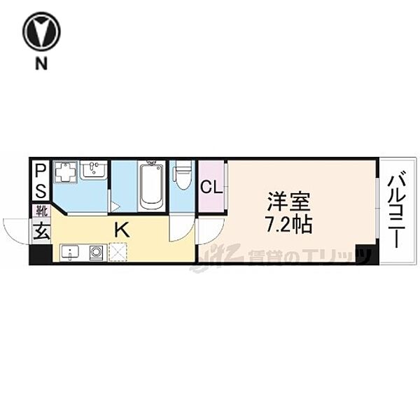 インペリアル奈良大宮 902｜奈良県奈良市大宮町６丁目(賃貸マンション1K・9階・24.98㎡)の写真 その2