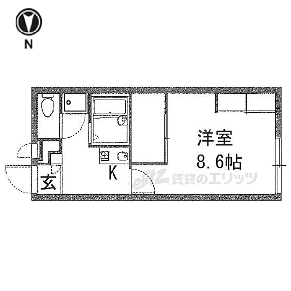 レオパレス冨田IV 206｜奈良県大和郡山市小泉町東２丁目(賃貸アパート1K・2階・23.18㎡)の写真 その2