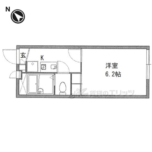 レオパレスＭＡＴＥ 205｜奈良県大和郡山市城南町(賃貸アパート1K・2階・19.87㎡)の写真 その2