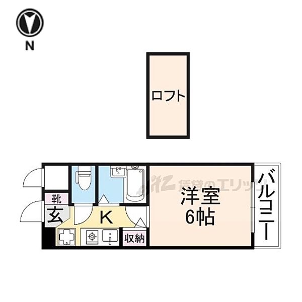 フェリス東生駒 103｜奈良県生駒市辻町(賃貸マンション1K・1階・18.00㎡)の写真 その2