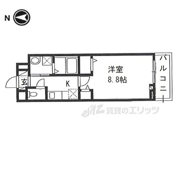 シャトーエレガント 207｜大阪府門真市三ツ島４丁目(賃貸アパート1K・2階・29.91㎡)の写真 その1