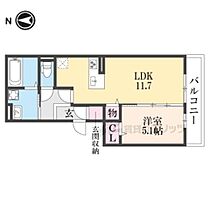 奈良県奈良市大安寺６丁目（賃貸アパート1LDK・2階・43.41㎡） その2