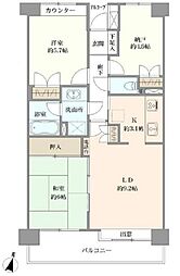 間取図画像 2SLDK