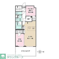 目黒区緑が丘1丁目マンション 1SLDKの間取図画像