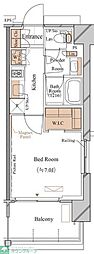 ブランシエスタ久が原 1Kの間取図画像