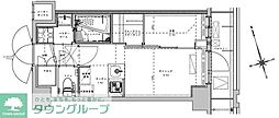 ASYLCOURT大森西 1DKの間取図画像