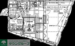 北品川2丁目新築工事PJ 1Kの間取図画像