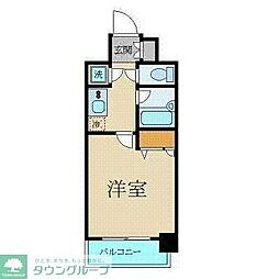 L-Flat高輪台 1Kの間取図画像