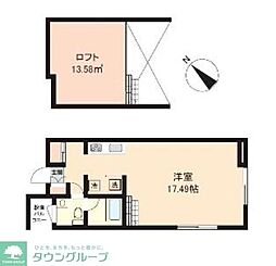 PASEO神宮前 ワンルームの間取図画像