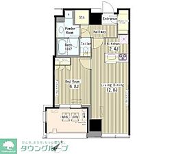 マイタワーレジデンス 1LDKの間取図画像